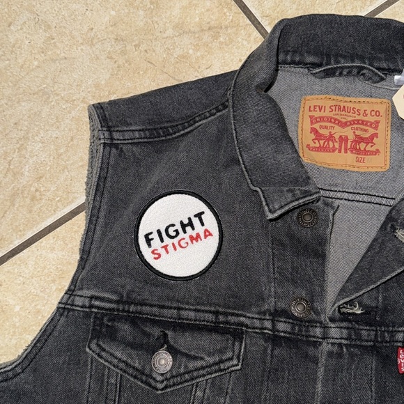 Levi's Limited Edition Pride Denim Vest - - Picture 4 of 8